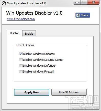 Win Updates Disabler,屏蔽Windows自动更新工具